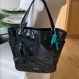 COACH leather handbag